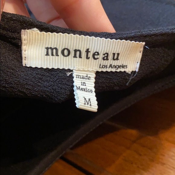 Short flowy black dress - Picture 4 of 4